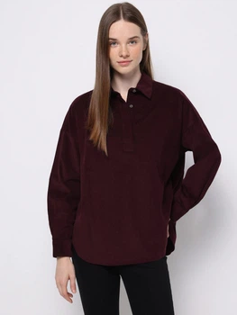 Сорочка бавовняна жіноча Colin's CL1077327BRD M-L Bordeaux (8684890000559)