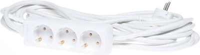 Przedłużacz OKKO 3 gniazda 10 m Biały (0009/51313110)