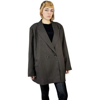 Піджак жіночий H&M 720244-4 2XL(175/128) темно-коричневий (2000005012990)