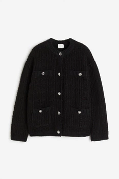 Жакет жіночий H&M 211477-4 M(170/96) чорний (2114770004)