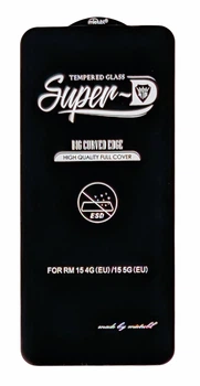 Защитное стекло Super MTB для Poco M7 4G с олеофобным покрытием black