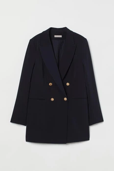 Піджак жіночий H&M 210122-4 S(165/88) темно-синій (2101220003)