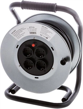 Подовжувач на котушці OKKO на 4 розетки 50 м (51312857)