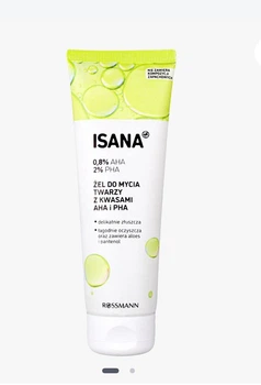 Отшелушивающий гель для умывания с кислотами ISANA AHA/ PHA Cleanser 125 мл