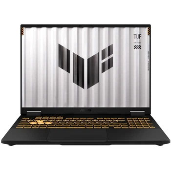 Игровой ноутбук ASUS TUF F16 FX608JPR-RV107, Intel Core i7-14650HX до 5.2 ГГц, 16" WUXGA, 16 ГБ, SSD 512 ГБ, NVIDIA GeForce RTX 5070 8 ГБ, Free DOS, серый