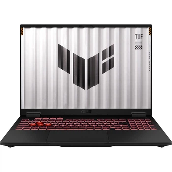 Игровой ноутбук ASUS TUF A16 FA608UM-RV130, AMD Ryzen 7260 до 5.1 ГГц, 16-дюймовый Full HD+, 16 ГБ, SSD 512 ГБ, NVIDIA GeForce RTX 5060 8 ГБ, FreeDos