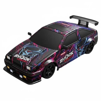 Радиоуправляемая Дрифт-машина SC 16 A 15, 4WD, 1:16, Аккумулятор 3.7V, 2.4GHz, Парогенератор, Сменные колеса, Черная