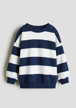 Світшот для хлопчика H&M утеплений 98-104 см Білий/синій