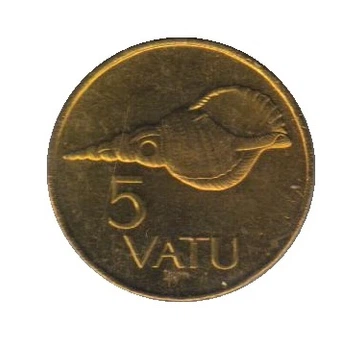 Монета Вануату 5 вату 1 999 UNC (KM#5)