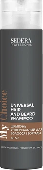 Шампунь універсальний для волосся і бороди - Sedera Professional My Choise Universal Hair And Beard Shampoo 250ml (1349339-1774476083-2)