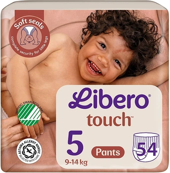 Підгузки-трусики Touch Pants 5 (9-14 кг), 54 шт. - Libero 54шт (1312578-1846229766-2)