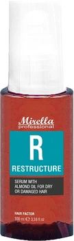 Сыворотка с миндальным маслом для сухих и поврежденных волос - Mirella Professional R Resrtructure Serum With Almond Oil 100ml (1037974-1376684-2)
