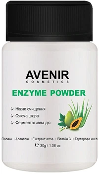 Энзимная пудра для лица с папаином, витамином С и экстрактом алоэ - Avenir Cosmetics Enzyme Powder 30ml (1338908-1954522726-2)