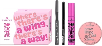 Набір - Essence I Love Extreme Eye Set (mascara/12ml + liner/1.2ml + eye/penc/0.28g + b/gel/12ml) (1338830-892066303-2)