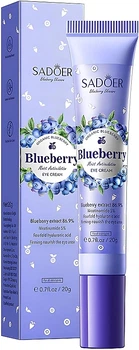 Антиоксидантный крем под глаза с черникой - Sadoer Blueberry Moist Antioxidantion Eye Cream 20g (1330967-975079570-2)
