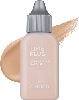 Тональный крем длительного действия Seventeen Time Plus Longlasting Make Up SPF 15 02 - Light Beige (892057-185795646-2)