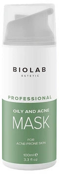 Маска для лица себорегулирующая с Каолином - Biolab Estetic Clea Oily And Acne Mask 100ml (1312750-932003418-2)