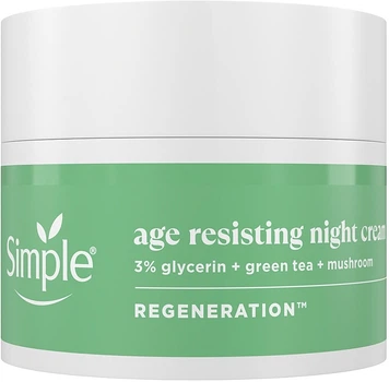 Регенеруючий нічний крем проти вікових змін - Simple Age Resisting Night Cream 50ml (1338715-1534671502-2)