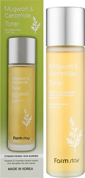 Тонер для обличчя з екстрактом полину та керамідами - FarmStay Mugwort & Ceramide Toner 150ml (1547116-44637944)