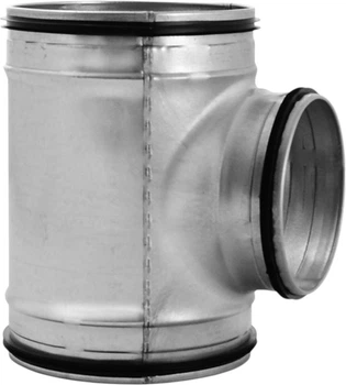 Trójnik do okrągłych kanałów wentylacyjnych Alnor TPCL-200-200