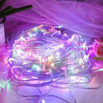 Гирлянда светодиодная от сети с белым проводом Y25-04M 19637 8 м 200 LED мультиколор 5161220