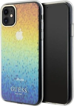 Панель Guess IML Faceted Mirror Disco Iridescent для Apple iPhone 11/Xr Multicolor (GUHCN61HDECMI)