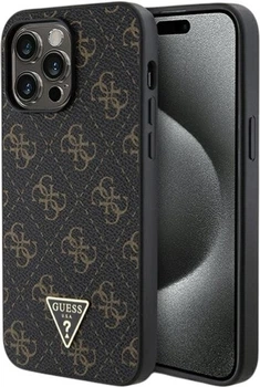 Панель Guess 4G Triangle Metal Logo для Apple iPhone 14 Pro Max Black (GUHCP14XPG4GPK)