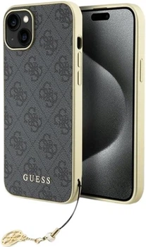Панель Guess 4G Charms Collection для Apple iPhone 15 Plus/14 Plus Grey (GUHCP15MGF4GGR)