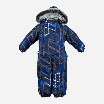 Детский зимний слитный комбинезон для мальчика Huppa Reggie 1 36020130-82535 98 см Синий (4741468711461)