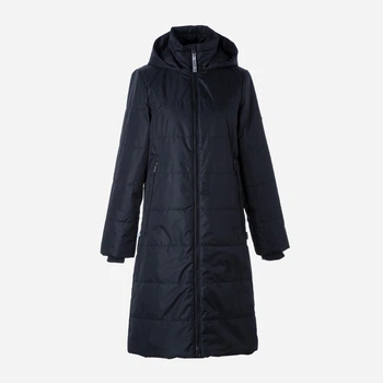 Подростковое демисезонное пальто для девочки Huppa NINA 12590010-00009 146 см Черное (4741632146808)