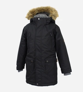 Детское зимнее пальто для мальчика Huppa Vesper 17480030-70009 110 см Черное (4741468568935)