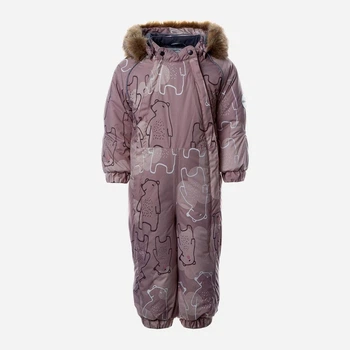Детский зимний слитный комбинезон для девочки Huppa Keira 31920030-03371 92 см (4741468922188)