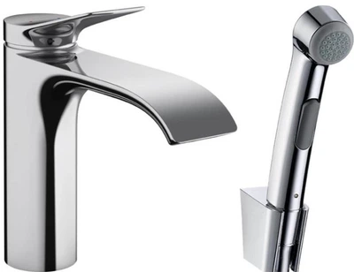 Bateria bidetowa Hansgrohe Vivenis z higienicznym prysznicem (75210000)