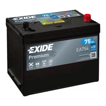 Аккумулятор автомобильный EXIDE PREMIUM 75A (EA754)