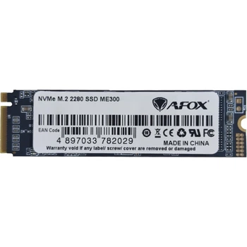 Твердотельный накопитель AFox ME300 SSD 1TB M.2 2280 PCIe NVMe Gen 3x4 3D TLC NAND(LM_265F9D01D9E9)