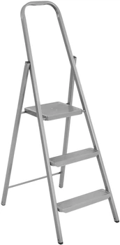 Складна драбина Springos 123 см сталеві сходинки 3 ступені 150 кг (5907719499963)