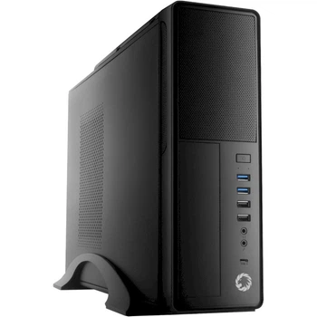 Корпус компьютерный с БП GameMax ST-612-2U3-TYC Micro-ATX SFX 300W сталь Black
