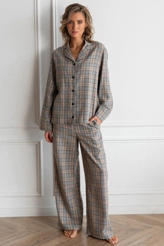 Forli Пижамный костюм из фланели с брюками Helen XS/S Серый FL0073-94-69_XS/S