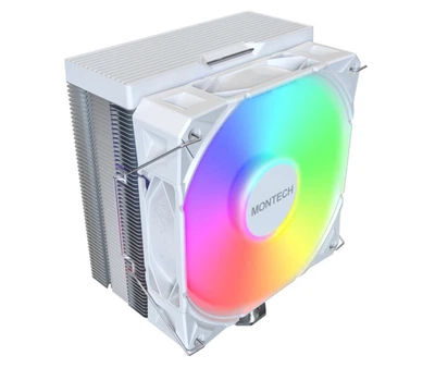 Охолоджувач процесорний універсальний Montech NX400 ARGB White
