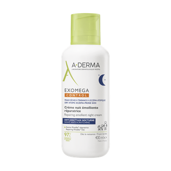 Відновлюючий нічний крем-емолент A-Derma Exomega Control Repairing Emollient Night Cream 400 мл