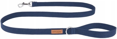 Smycz Ami Play Cotton 140 cm 30 mm Granatowy (5907563222854)