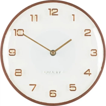 Zegar ścienny 4Living Caserta 25 cm Biały (6410416407555)