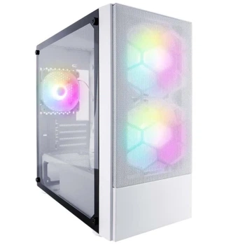 Корпус 1stPlayer X4-M-WH-2F1P-W-1F1-W, White