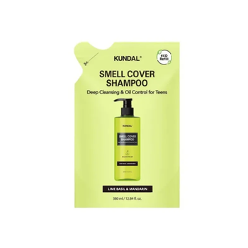 Рефіл шампуню для підлітків AllDay Smell Cover Teens Shampoo Refill Lime Basil&Mandarin Kundal 380 мл 8809953773212