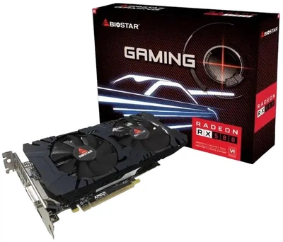 Karta graficzna Biostar PCI-Ex Radeon RX 580 8GB GDDR5 (256bit) (1 x HDMI, 3 x DisplayPort, 1 x DVI) (VA5815TQ82) (T250300875) - Outlet