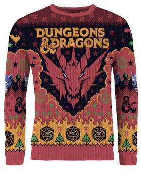 Різдвяний светр Dungeons / Dragons Christmas Jumper (Size XL)