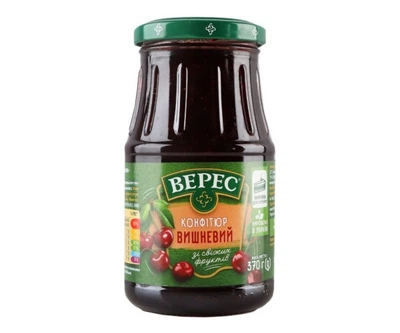 Конфитюр вишневый с/б TM Верес 370 g