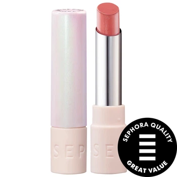 Губная помада SEPHORA COLLECTION About That Shine Sheer Shine Lipstick 01 Beige Sparkle Standart Sheer (12044556)