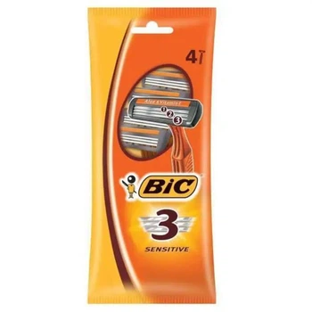 Набор бритв без сменных картриджей Sensitive 3 BIC 4 шт (3086126691862)