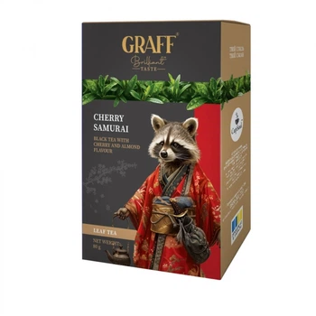 Чай чорний з вишнею Cherry Samurai Graff 80 г (4820279611884)